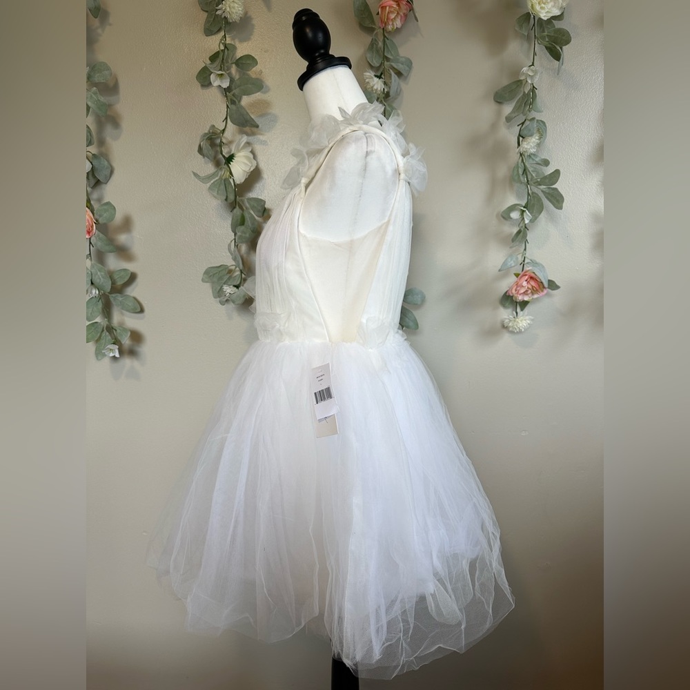 Katie May Cassia Floral Tulle Minidress - Picture 6 of 11